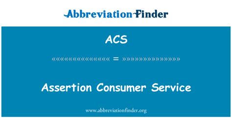assertion consumer service